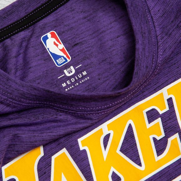 NBA Lakers Logo Shirt - Purple & Yellow - Picture 6 of 8